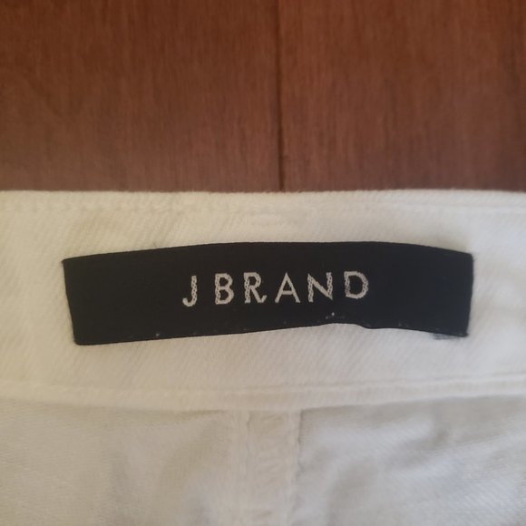 J Brand White Aidan Eyelet Boyfriend Cut Jeans Sz 27 - Picture 6 of 11